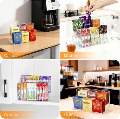 AIEVE Drink Packet Organizer, 2-Tier Water Flavor Packet Holder - Image 9