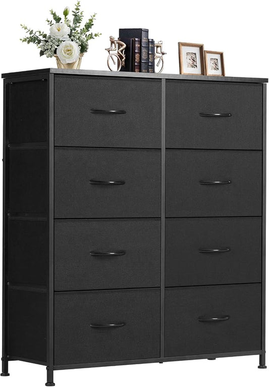 DUMOS 8 Drawer Dresser for Bedroom, Fabric Storage Organizer by DumosLifestyle