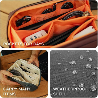 Peak Design Small Tech Pouch, Electronics Organizer - Image 4