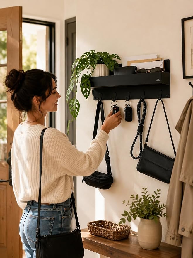 Modern Large Wall Mounted Key Holder - Image 2