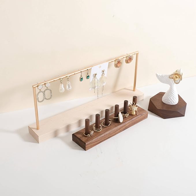 GemeShou wooden earring holder organizer - Image 7