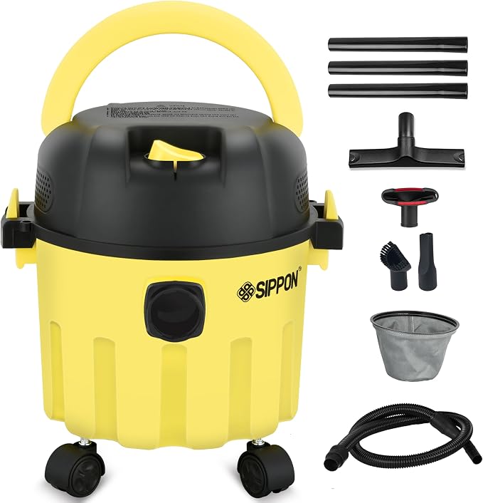Wet-Dry Vacuum, 3-in-1 Portable Shop Vacuum Cleaner by SIPPON