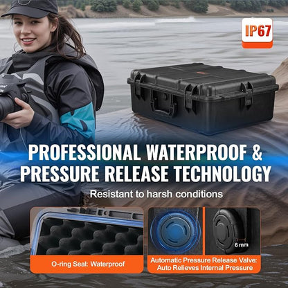 VEVOR Weatherproof Hard Case, Heavy Duty Protective Dry Box - Image 4