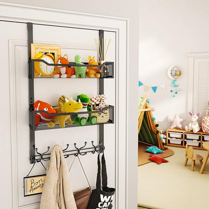 SWTYMIKI Over The Door Hooks Organizer - Image 5