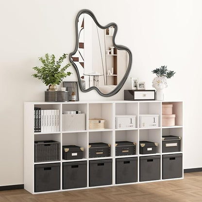 Wooden 9 Cube Storage Organizer - Image 8