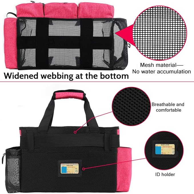 Large Cleaning Caddy Bag Built-in Sturdy Support Board, Cleaning Organizer - Image 6