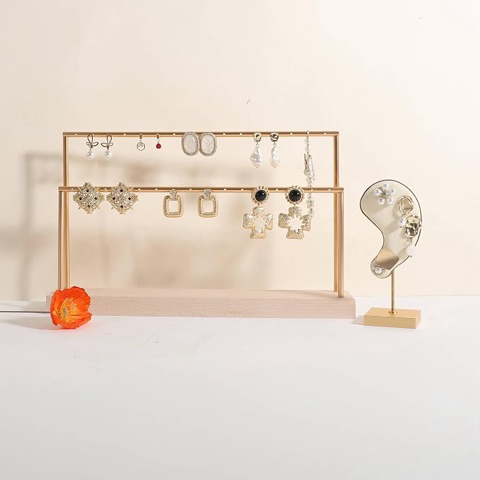 GemeShou wooden earring holder organizer - Image 6