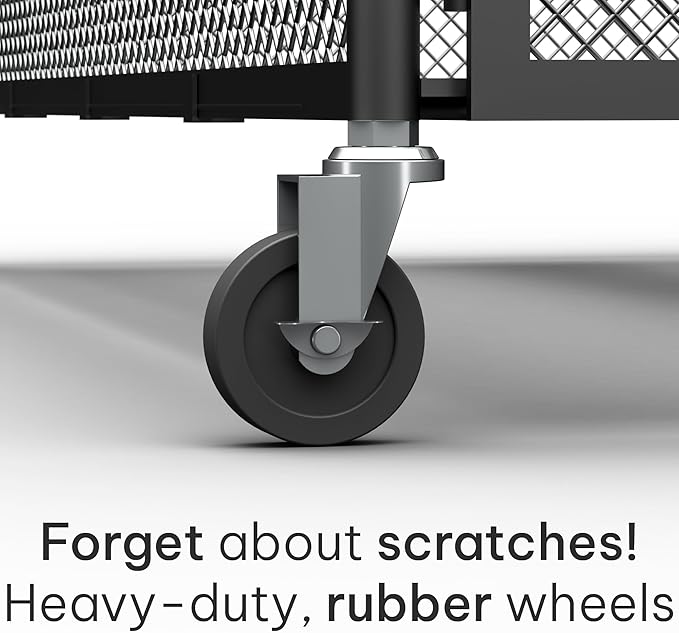 Under Bed Storage with Wheels – Heavy Duty Large Metal Storage Container - Image 4