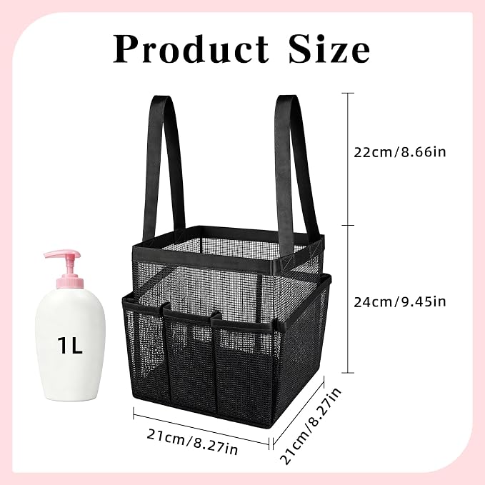 Mesh Shower Caddy Portable Shower Caddy Bag - Image 2