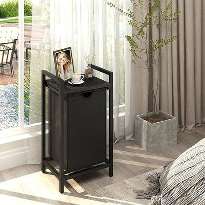 LAATOOREE Laundry Hamper, Two-Color Laundry Basket - Image 4
