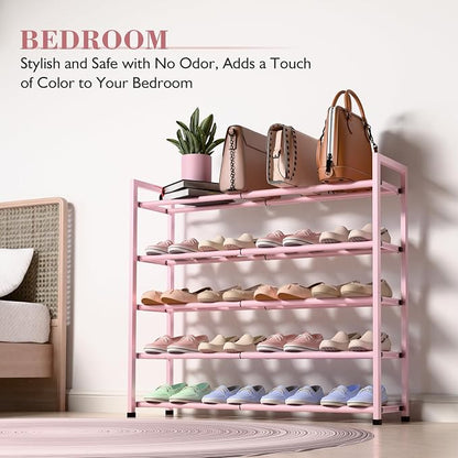 Bumusty 5-Tier Expandable Shoe Rack - Image 4