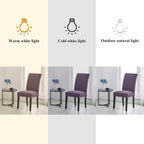 Joccun Chair Covers for Dining Room Set of 4,Dining Chair Slipcovers Stretch Dining Room Chair Covers Seat Protector,Washable Parsons Chair Cover for Home,Hotel(Grapeade,4 Pack)