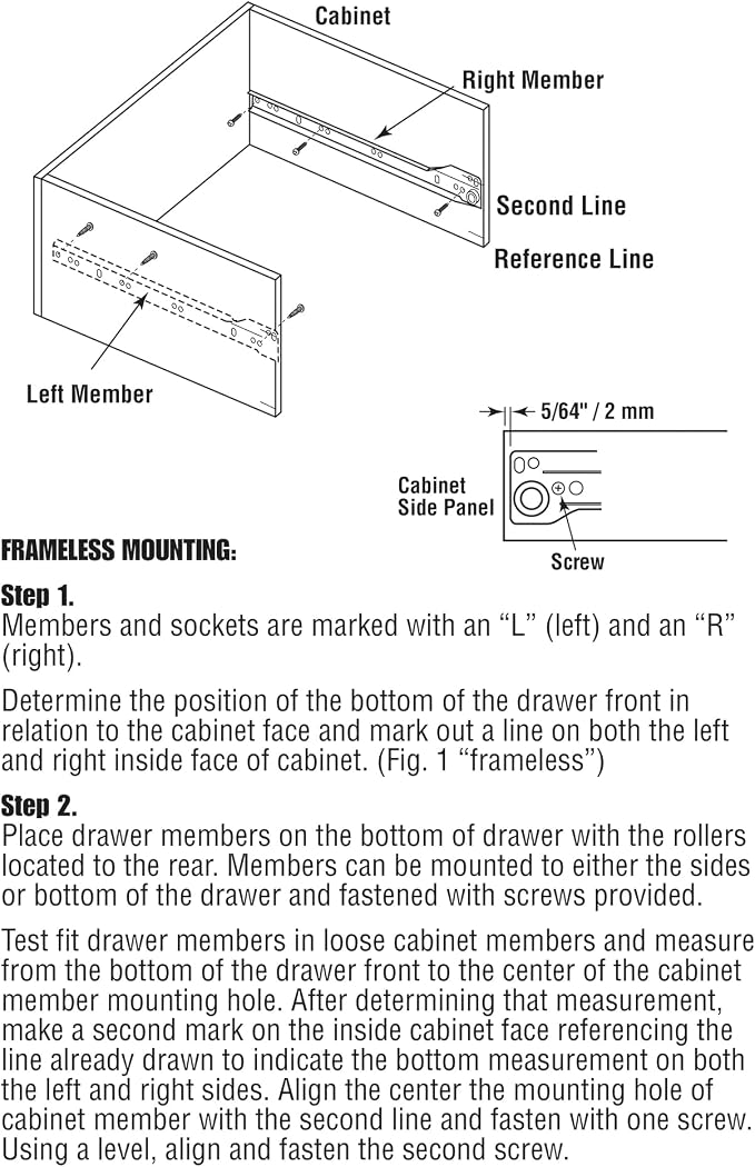 Prime-Line MP7211 Drawer Slide Kit – Replace Drawer Track Hardware – - Image 4