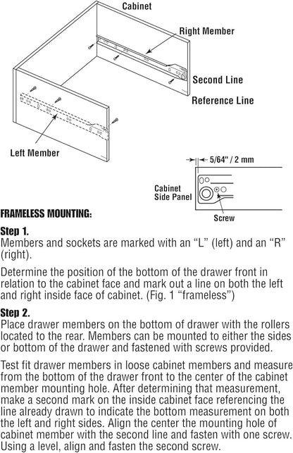 Prime-Line MP7211 Drawer Slide Kit – Replace Drawer Track Hardware – - Image 4
