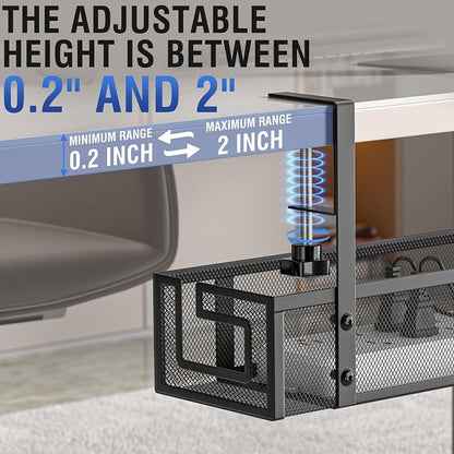 Under Desk Cable Management Tray - Image 2
