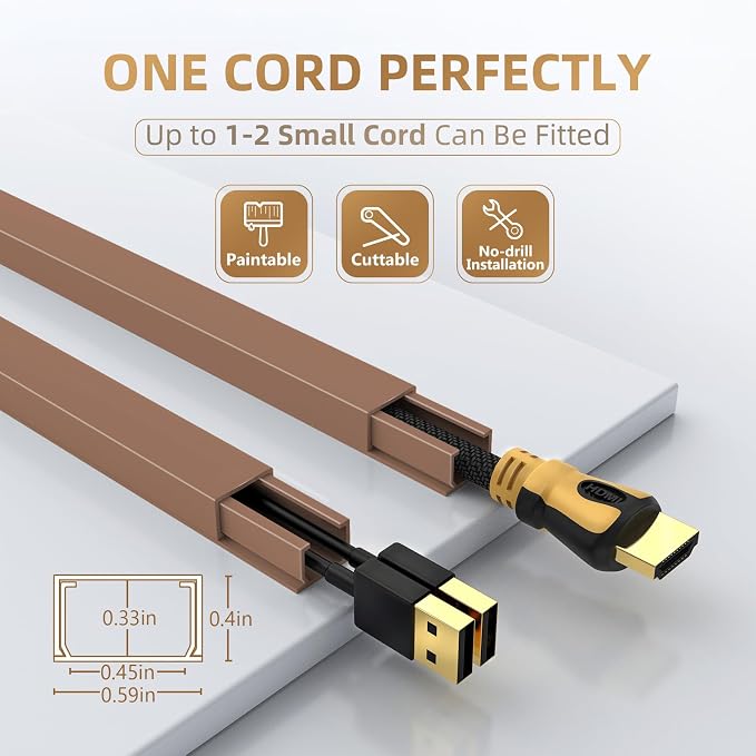 Delamu Cord Hider, 85in Cord Covers - Image 2