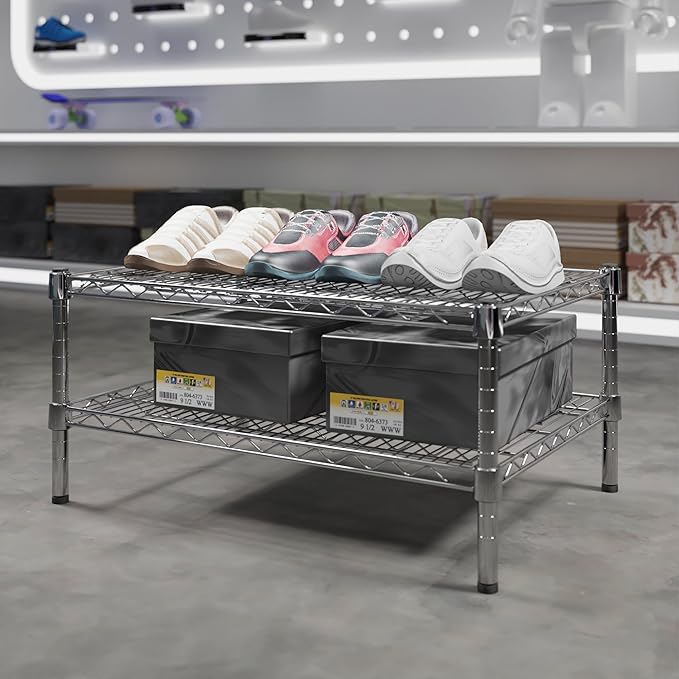 21" Deep x 30" Wide x 14" Height Wire Shelving Kit | 2-Tier | NSF Commercial - Image 2