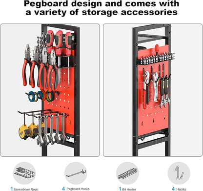 CCCEI Garage Power Tools Organizer Cart - Image 5