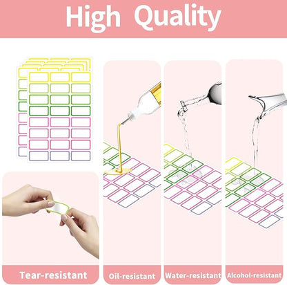 STARLIBOO Removable Freezer Labels, 1x2 Inch Color Coding Removable Labels - Image 3