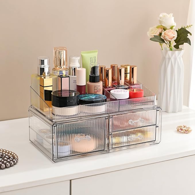 ZHIAI stackable storage drawer, cosmetics storage box, cosmetics and beauty - Image 5