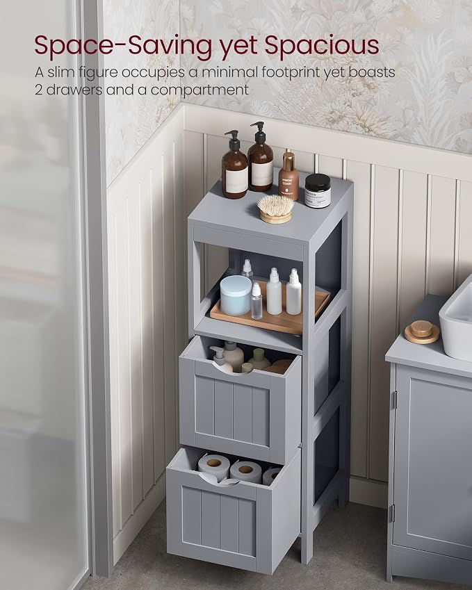 VASAGLE Storage Cabinet, Storage Organizer Rack Stand - Image 5