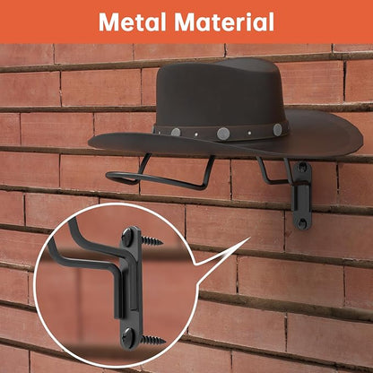 2 PCS Wall Mounted Helmet Rack Roma Helmet Holder Hook Multifunctionnal Metal - Image 3