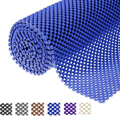 Shelf Liner Drawer Liner Non-Slip Mat Shelves Liners 12" X6.5’ Grid Pattern PVC by L7HWDP