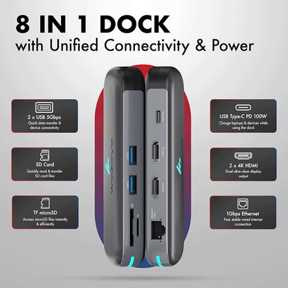 Type C 8 in 1 Wozoyo Docking Station - Image 4
