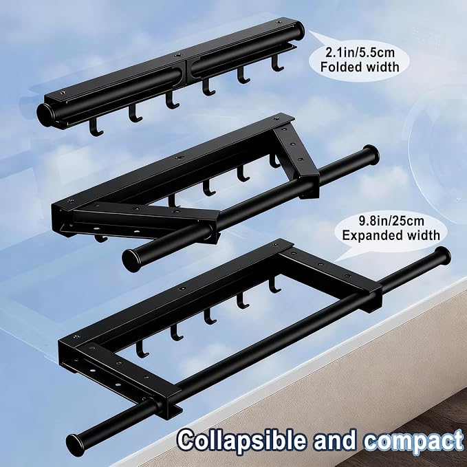 2 Pcs Clothes Drying Rack, Laundry Drying Rack - Image 3