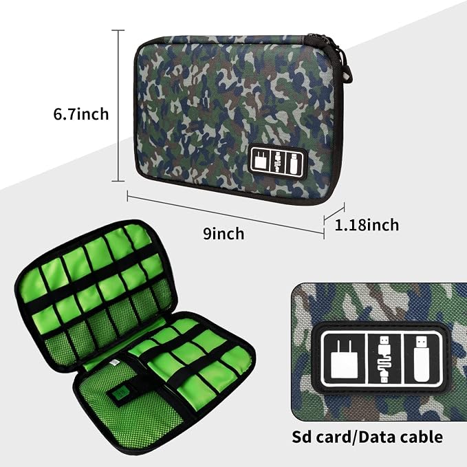 Lcsmaokin Electronics Travel Organizer, Portable Waterproof Electronic Travel - Image 5