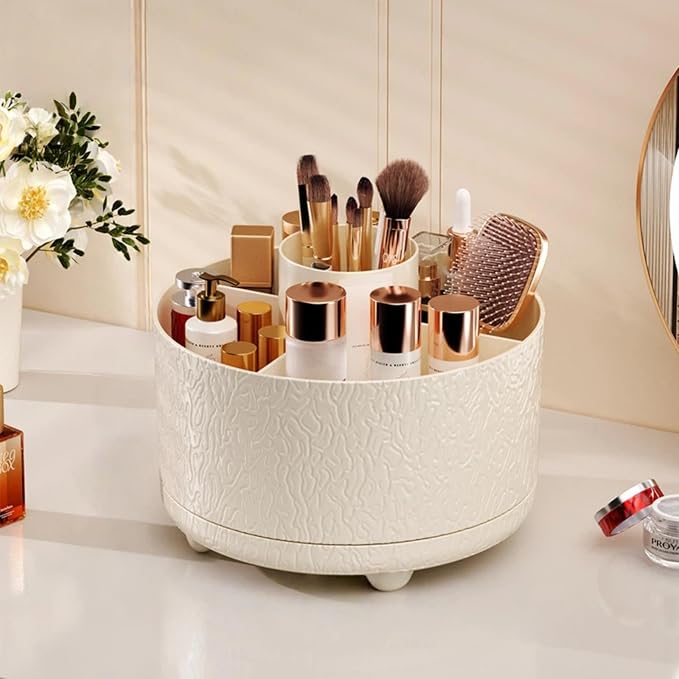 360° Rotating Makeup Organizer for Vanity by Unknown