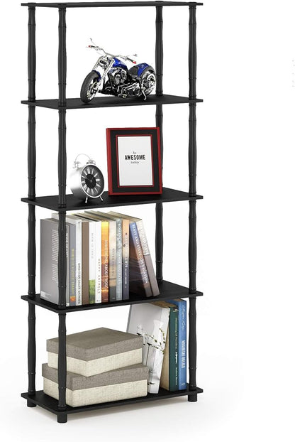 Furinno Turn-N-Tube 5-Tier Multipurpose Shelf / Display Rack / Storage Shelf / by Furinno-FitsYourSpaceFitsYourBudget