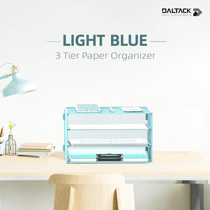 DALTACK 3 Tier Letter Tray Paper Organizer - Image 2