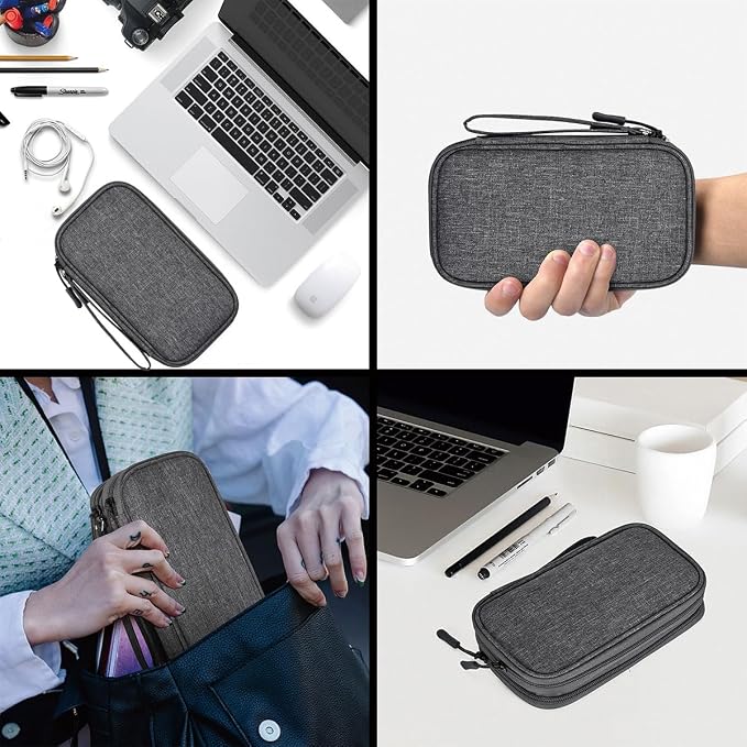 CAAORDKSO Electronics Organizer Case, Cable Organizer Bag Waterproof Electronic - Image 5
