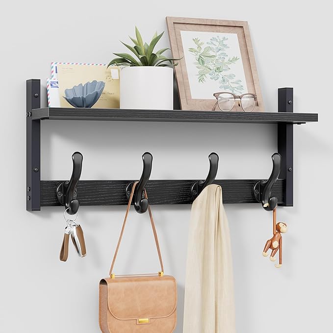 Tatub 20" Rustic Coat Rack Wall Mount by Tatub