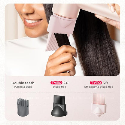 Blow Dryer with Comb, TYMO AIRHYPE Compact 200 Million lonic Hair Dryer with - Image 5