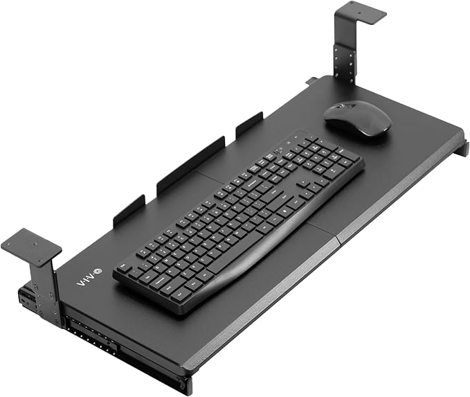 VIVO Large Height Adjustable Under Desk Keyboard Tray, 27 x 11 inch Slide-Out by Unknown