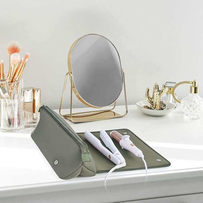 BAREFOOT CARIBOU Hair Tools Travel Bag and Heat Resistant Mat - Image 3