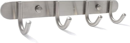 Towel Hook Rack Brushed Nickel by Sagmoc