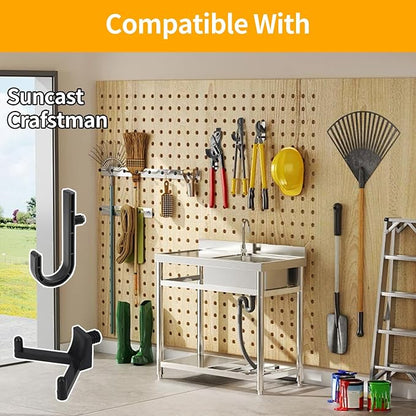 WIN&YING 6 Pack Storage Shed Hooks - Image 5