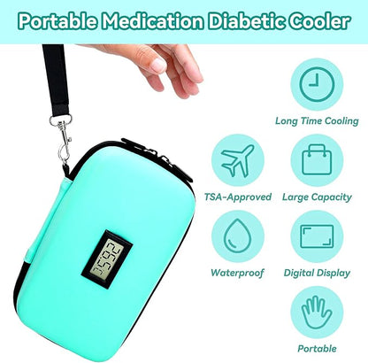 Insulin Cooler Travel Case, TSA Approved Medication Diabetic Cooler Organizer - Image 7