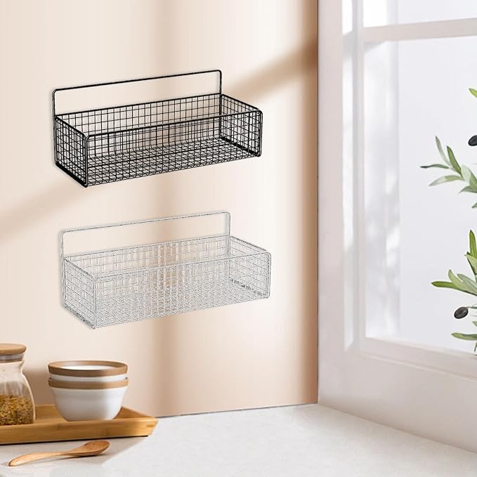 Hanging Wall Basket for Organizing, Wire Basket for Storage Pantry - Image 5