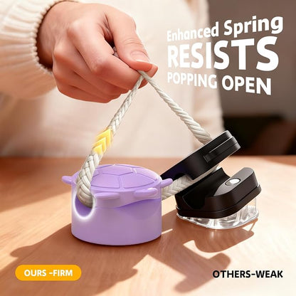 8 Pack Rotatable Cable Clips, Cord Organizer Spring Clip Cord Holder - Image 2
