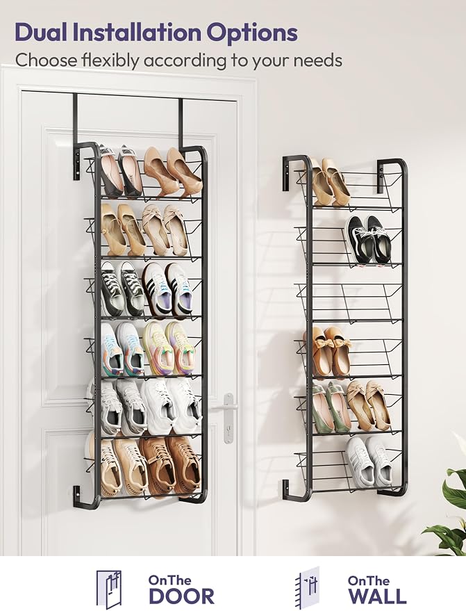 SWTYMIKI Over the Door Shoe Organizer - Image 6
