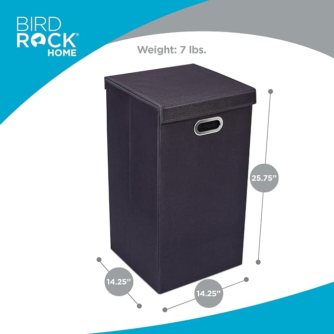 BIRDROCK HOME Single Laundry Hamper - Image 2