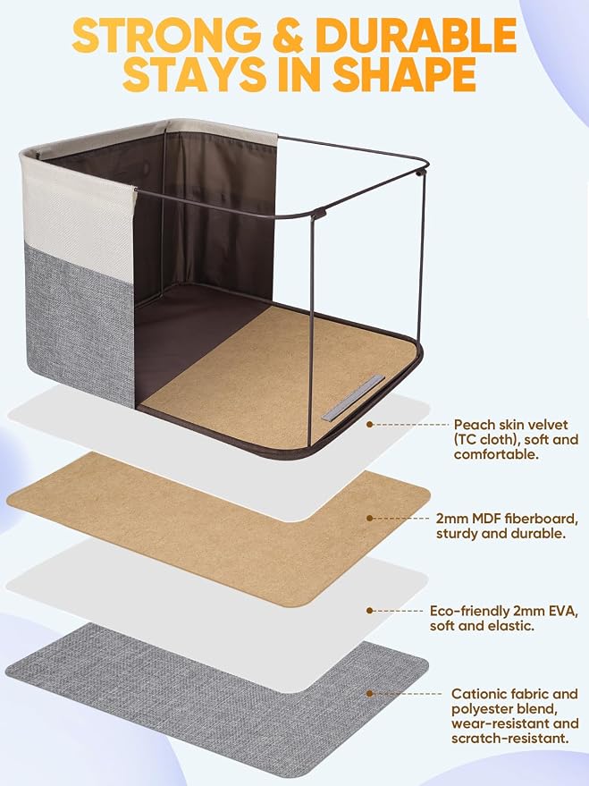 BALEINE 1 Pack Fabric Storage Bins - Image 3