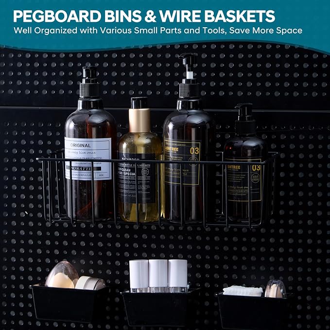 246PCS Pegboard Accessories Organizer Kit, Includes Pegboard Hooks, Paper Towel - Image 5