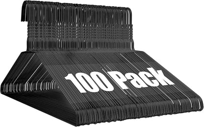 Wire Metal Hangers 100 Pack, Bulk Dry Cleaner Hangers by Fotoumgl