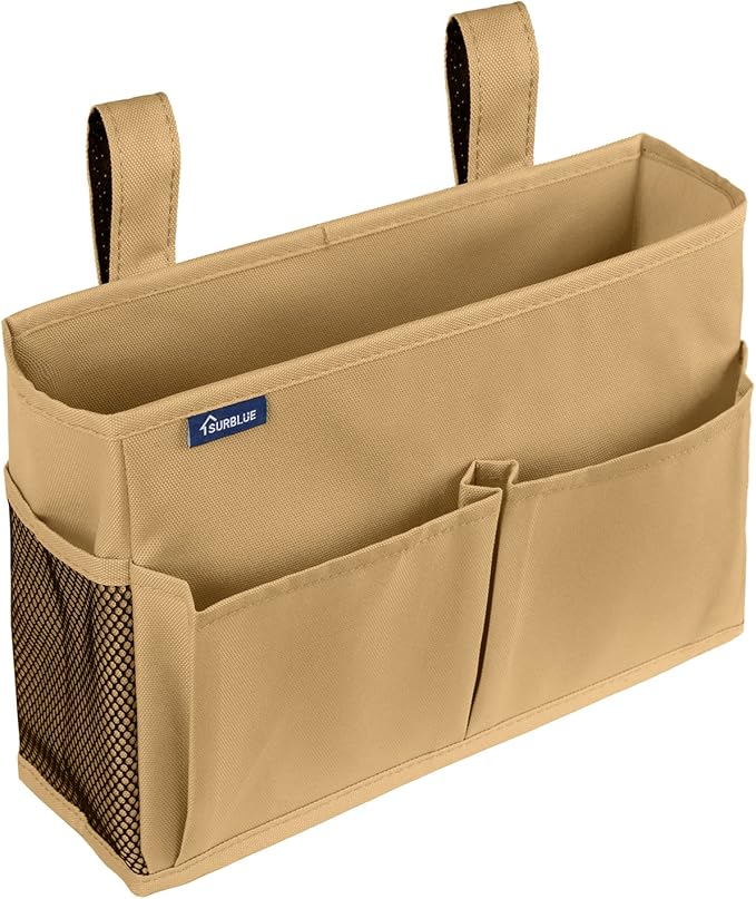 Surblue Bedside Caddy Hanging Organizer Bedside Storage Bag by SURBLUE