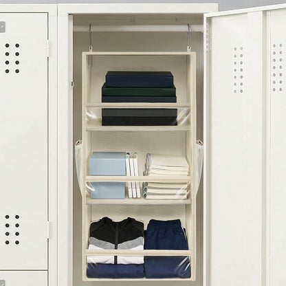 STORAGE MANIAC 6-Shelf Hanging Closet Organizer and Storage, 2 Separable - Image 9